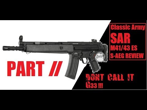 Classic Army製 SAR Sportmatch M41 SG (G3A3) AEG CA021M-