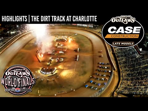 World of Outlaws CASE Late Models | The Dirt Track at Charlotte | Nov. 3, 2023 | HIGHLIGHTS - dirt track racing video image