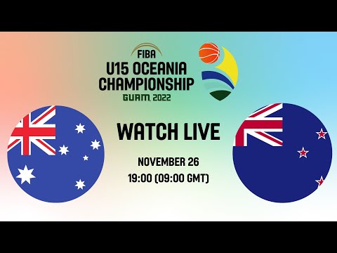 LIVE | FINAL: Australia v New Zealand | FIBA U15 Oceania Championship 2022