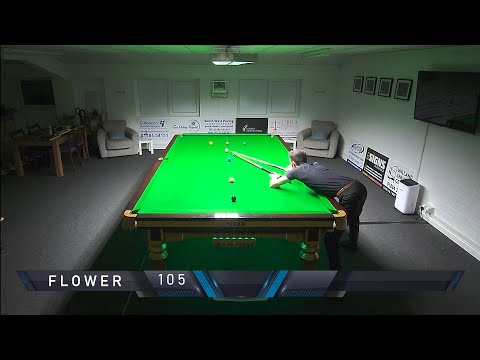 Harry Flower - FIRST CENTURY BREAK - In Practice....