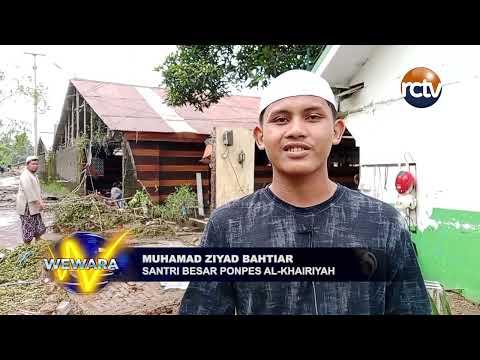 Santri Ponpes Al Khairiyah Panik Saat Banjir