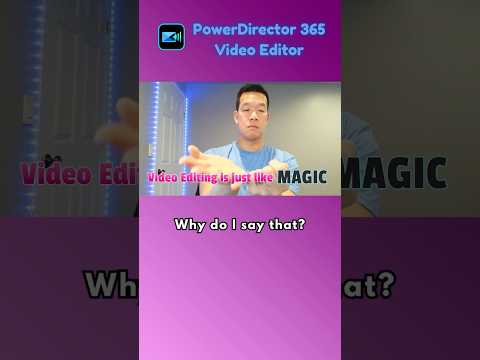 Magical Effects with PowerDirector 365 🪄 #videoeditingtips