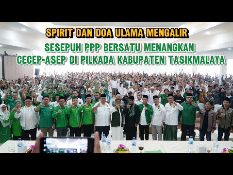 Spirit dan Doa Ulama Mengalir, Sesepuh PPP Bersatu Menangkan Cecep-Asep di Pilkada Kab Tasikmalaya