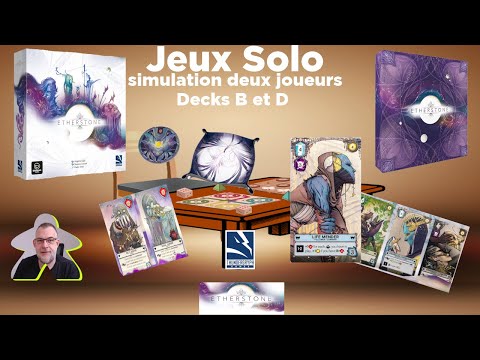 Etherstone | simulation partie à 2 avec decks construits | Thundergryph | jeu de société