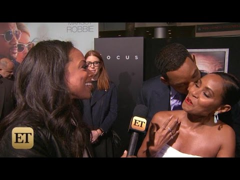 Will & Jada Pinkett Smith Get Affectionate at 'Focus' Premiere - UCdtXPiqI2cLorKaPrfpKc4g