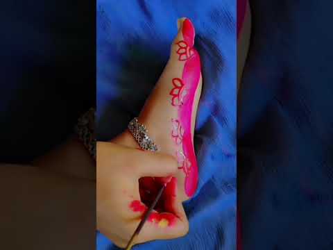 छठ स्पेशल सरल अलता डिजाइन ❣️❣️😘😘