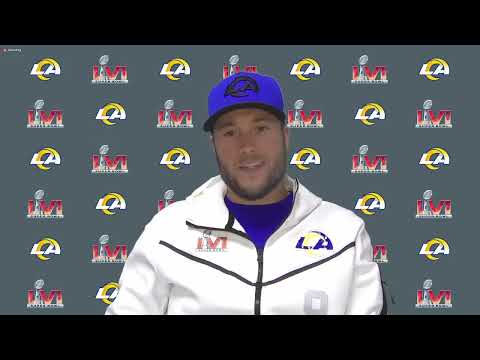 Rams QB Matthew Stafford Talks Super Bowl LVI Preparation & Unique Chance To Play At SoFi Stadium video clip