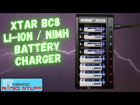 XTAR BC8 Li-ion / Ni-MH for Rechargeable Batteries AA AAA