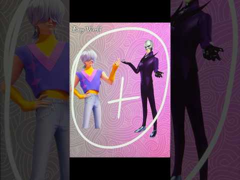 Mystery Saja Boys + Hawk Moth Miraculous mixing characters #kpopdemonhunters #ai #shortsart