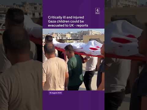 Critically ill and injured Gaza children could be evacuated to UK - reports