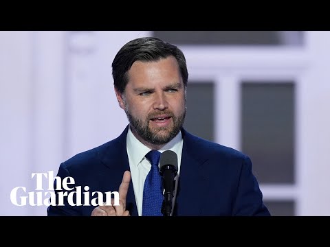 JD Vance attacks Democrats in first speech as Republican vice-president nominee