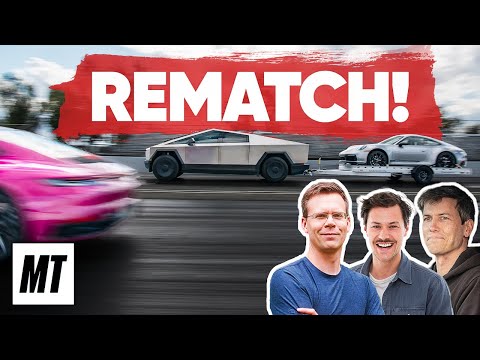 Tesla Cybertruck vs. Porsche 911: Drag Race Showdown