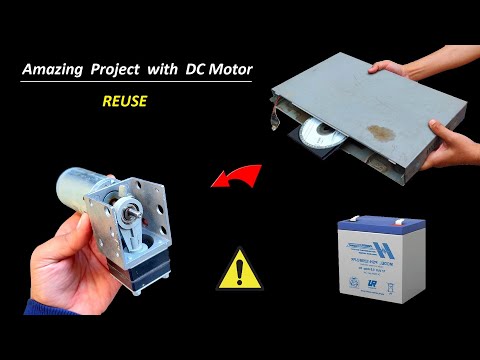 Amazing Project with 12v DC Motor & UPS Battery