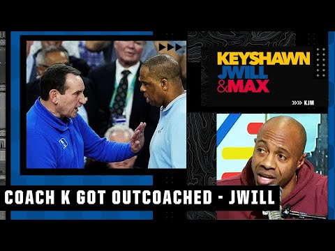 Coach K got outcoached by Hubert Davis in Duke's Final Four loss vs. UNC - Jay Williams | KJM video clip