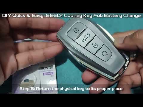 Как заменить батарею ключа Geely Coolray: пошаговая инструкция и советы Как заменить батарею ключа Geely Coolray: пошаговая инструкция и советы