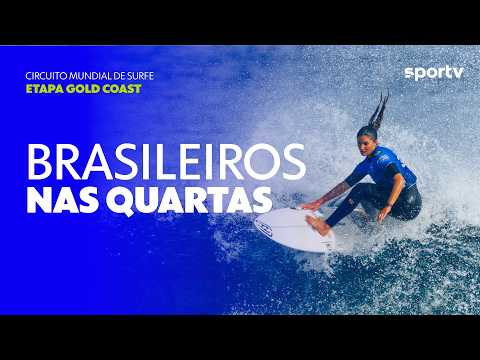 LUANA SILVA E MATHEUS HERDY VÃO PARA AS QUARTAS | WSL | sportv