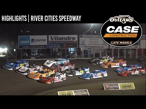 World of Outlaws CASE Late Models | River Cities Speedway | June 30, 2023 | HIGHLIGHTS - dirt track racing video image