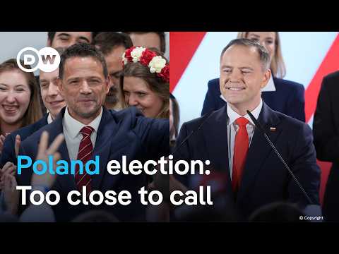 The two rivals contesting Poland's presidential elections are both claiming victory | DW News