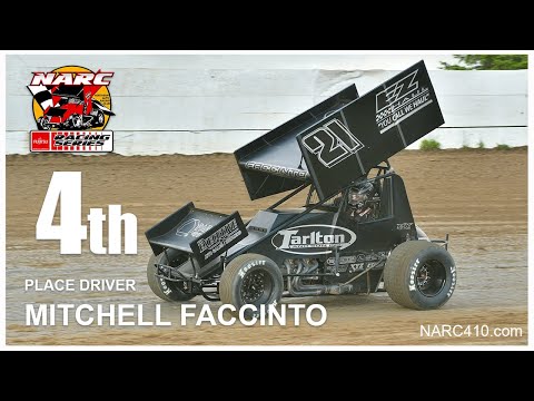 2022 NARC FOURTH PLACE DRIVER - MITCHELL FACCINTO - dirt track racing video image