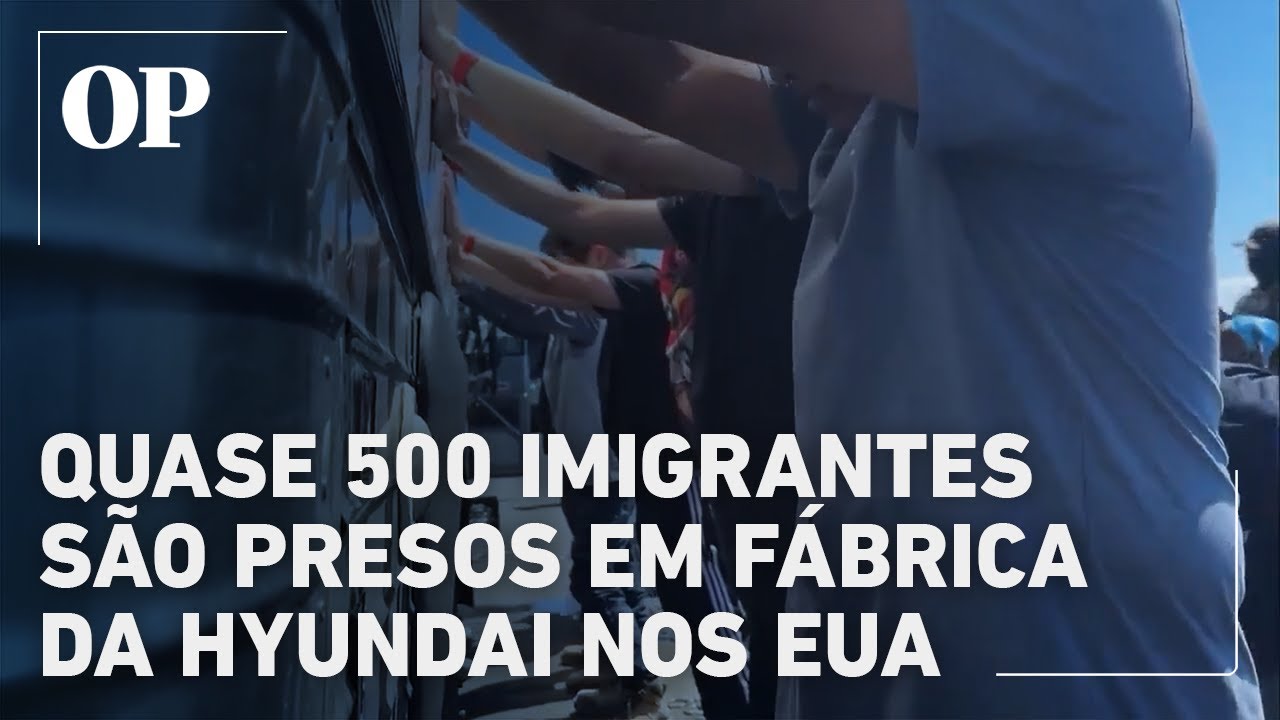 Governo Trump divulga vídeo dos trabalhadores sul-coreanos sendo presos em fábrica da Hyundai