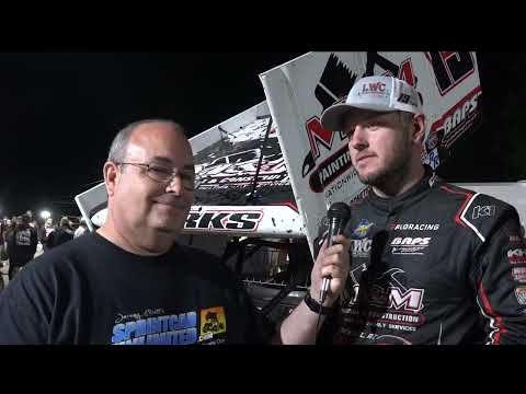 Brent Marks discusses his victory in the High Limit event at Grandview Speedway - dirt track racing video image