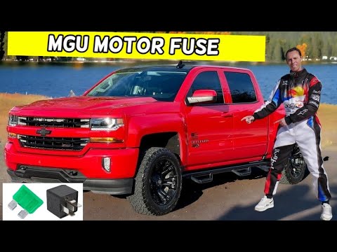 CHEVROLET SILVERADO MGU MOTOR FUSE LOCATION REPLACEMENT 2014 2015 2016 2017 2018 2019