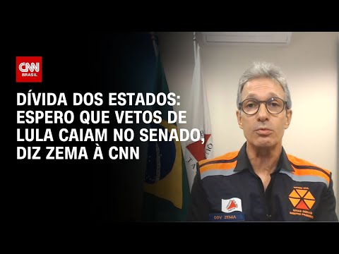 Dívida dos Estados: Espero que vetos de Lula caiam no Senado, diz Zema à CNN | CNN NOVO DIA