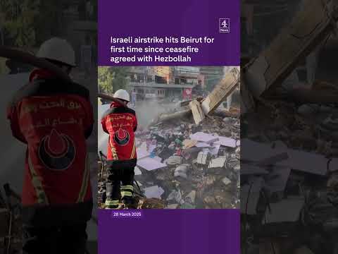 Israel strikes Beirut after ceasefire