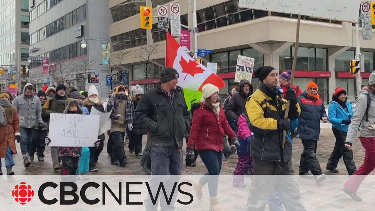Anti-vaccine mandate and lockdown rallies held in Canada, Europe
