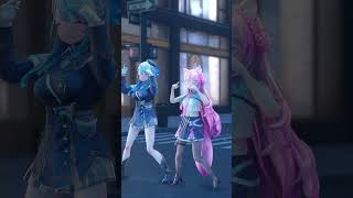 【 hololive MMD 】雨海ルカ＆博衣こより「宝鐘マリン【III】」 #iiichallenge #mmd #hololive #s