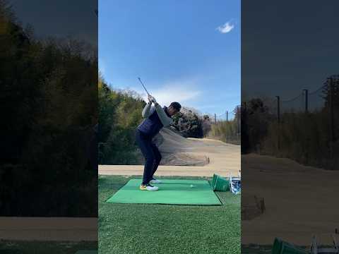 【スローモーションあり】ゴルフスイング物理学・小澤の最新スイング2025.02.04 #ゴルフ #golf