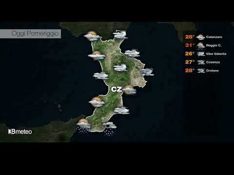 Il Meteo in Calabria del 06 settembre 2023