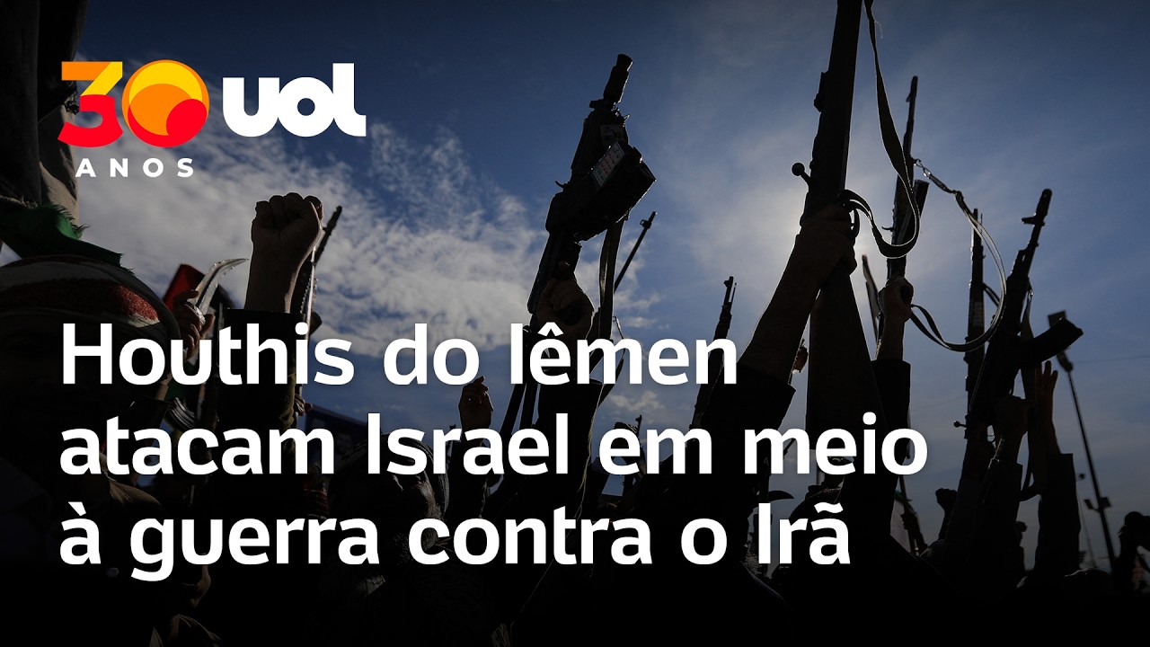 Houthis do Iêmen atacam Israel em meio à guerra contra o Irã