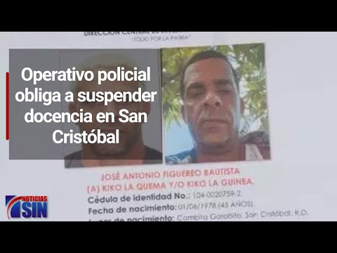 Operativo policial obliga a suspender docencia en San Cristóbal