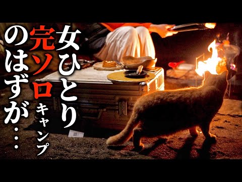 初めての場所で過ごすソロキャンプの夜…私を迎えてくれたのは!?/ネーブルパーク