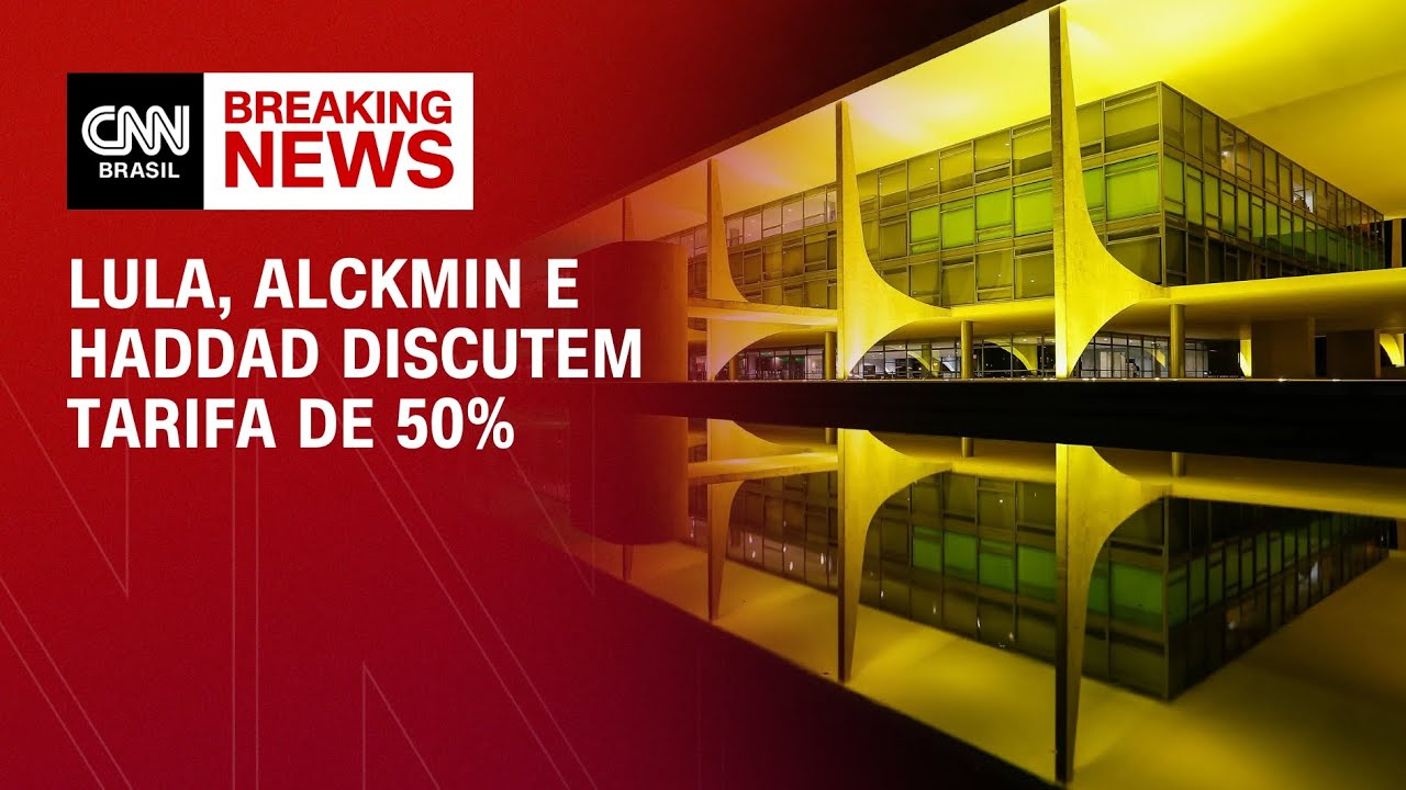 Lula Alckmin e Haddad discutem tarifa de 50 de Trump após anúncio | CNN ARENA