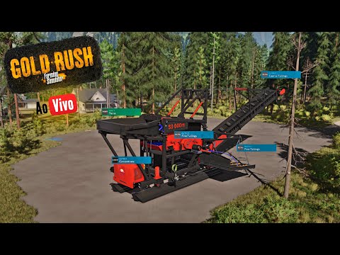 Febre do ouro AO VIVO | Farming simulator 22