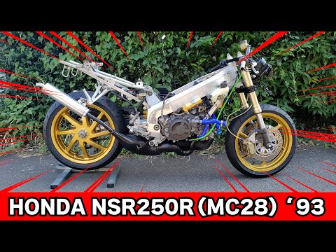 【完全版】②車体編｜93年式 NSR250（MC28）超難関レストア ～ いきなり倒立フロントフォークへコンバート！難解な電装系のエレクトリカルパレードが始まるよ～