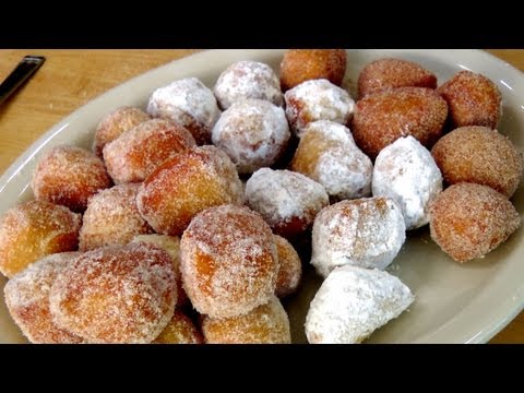 Zeppole - Italian Doughnuts Recipe by Laura Vitale - Laura in the Kitchen Episode 163 - UCNbngWUqL2eqRw12yAwcICg