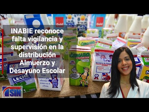 INABIE reconoce falta de supervisión en el desayuno escolar