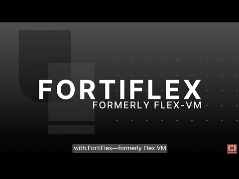 Right Size Your Security with FortiFlex