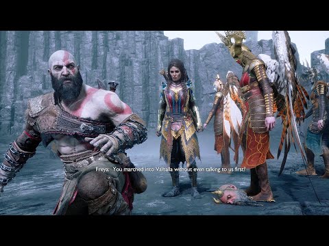 Kratos Dies In Valhalla Scene - God Of War Ragnarok Valhalla DLC