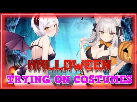 【HALLOWEEN SPECIAL】 TRYING ON COSTUMES USING AI