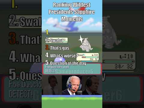Ranking Wildest Presidents Sapphire Moments