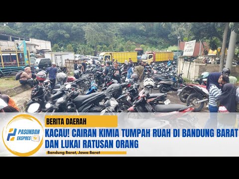 Kacau! Cairan Kimia Tumpah Ruah di Bandung Barat dan Lukai Ratusan Orang