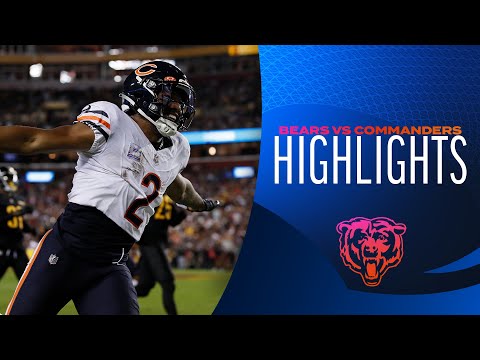 Bears win over Commanders | Cinematic Recap | Chicago Bears video clip