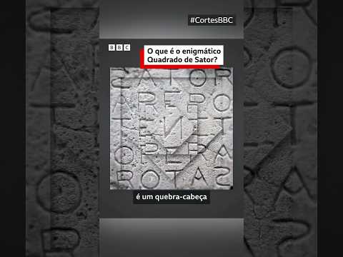 Mistério: o que está por trás do Quadrado de Sator, enigma que existe há milênios? #bbcnewsbrasil