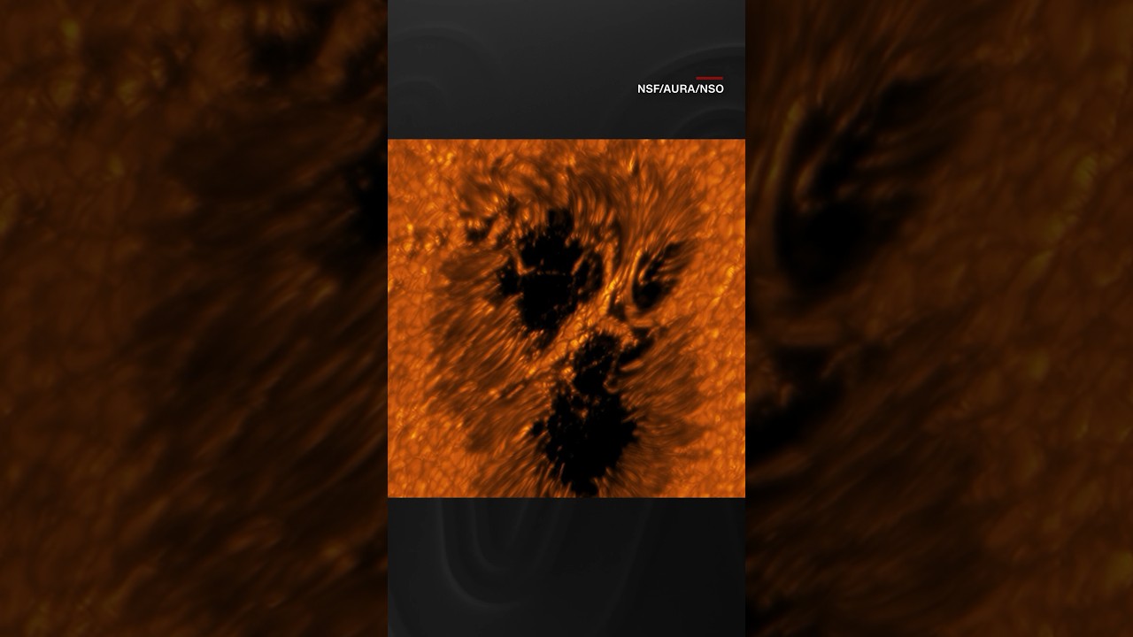 Rare images reveal sunspots larger than Earth