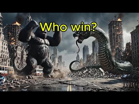 Who REALLY Wins? Kong vs. Titanoboa : The Ultimate 4K Showdown (2025 AI Film)