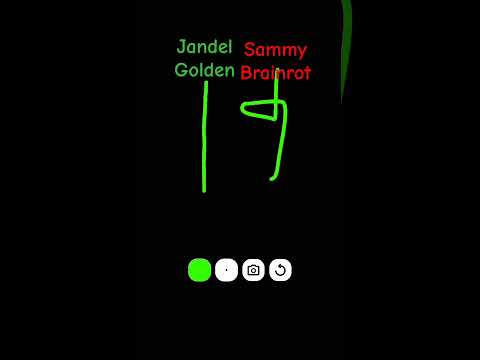 like for Sammy and comme for Jandel